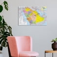 thumbnail image 6 of Saudi-Arabia Map Posters Painting On Canvas Wall Art Poster Scroll Picture Print Living Room Walls Decor Home Posters 12x18inch(30x45cm), 6 of 6