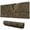 Brown Line, variant on Blue LinesLine Theme mouse Padswaterproofwashable for Office Home Work Gaminggaming Mouse PadRubber Base Mousepad with Stitched Edges 31.5x11.8inches