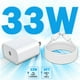 thumbnail image 2 of Cargador de pared tipo C de 33 W DABUSTAR con cable USB-C de 6 pies, 2 of 7