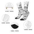 thumbnail image 5 of Honeii Country Farm Scene Print Adult Socks,Crew Socks,Casual Calf Socks,Daily Wear Socks for Men & Women, Perfect for Sports, Casual and Everyday Use, 5 of 6