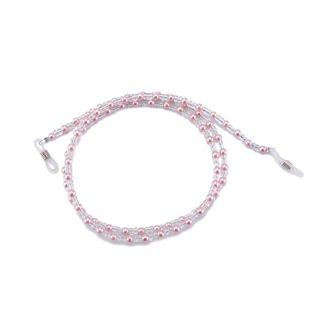 Gafas correa para lentes únicos de la cadena colgante de gafas fijo cuerda anti-pertear las cadenas de accesorios de moda para fijar la decoración de la decoración rosa Inevent AP009367-04B