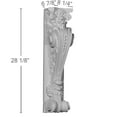 thumbnail image 2 of Ekena Millwork 8 1/4"W x 6 7/8"D x 28 1/8"H Fairfax Corbel, 2 of 5