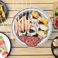 thumbnail image 4 of Portable BBQ Charcoals Grills Premium Metal Picnic Table Grills for Outdoor Courtyard, 4 of 5