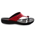 thumbnail image 3 of Aerosoft S3902RedUS Women 11 Suzy Women Flip Flops, Red - Size 11, 3 of 3