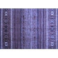 thumbnail image 1 of Ahgly Company Machine Washable Indoor Rectangle Oriental Blue Traditional Area Rugs, 7' x 9', 1 of 4