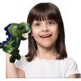 thumbnail image 2 of Dinosaur Hand Puppet for Preschool Storytelling Pretend Play Puppets Theaters (Green)-SinKeeU, 2 of 4