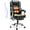 Black with Lumbar support, variant on Homrest Executive Office Chair w/ Adjustable Lumbar Support,Massage Office Chair for adult,Gray