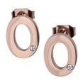 thumbnail image 3 of Set de Joyería para Mujer Iniciales LuckyLy, Collar y Aretes Oro Rosa 18k, Modelo Yara rosa UNITALLA, 3 of 7