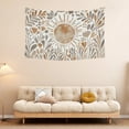 thumbnail image 2 of Bohemian Tapestry Wall Hanging, Neutral Earth Tone Boho Sun Tapestries for Dorm Living Room Bedroom Decor,Boho Wall Art,Sofa Cover,Photo Background,40"x30", 2 of 8
