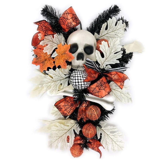 Halloween, Guirnalda De Calabaza Fantasma De Terror, Colgante Para Puerta Para Decoración De Halloween Advancent HA040817-01