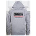 thumbnail image 1 of Thin Red Line Graphic Pullover Sweatshirt, Heather Grey - Medium, 1 of 1