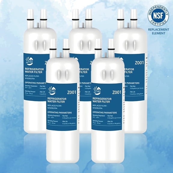 TXFNY EDR1RXD1 Refrigerator Water Filters,Compatible with Whirlpool Refrigerator Water Filter 1, Compatible with W10295370, EDR1RXD1, P4RFWB, Kenmore 46-9081, Kenmore 46-9930