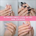 thumbnail image 2 of RAGUPEL Semi Cured Gels Nails Polish Strips Nails Decals Lasting Gels Full Nails Wraps Semi Cured Gel Nail Strips, 2 of 20