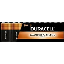 Duracell Coppertop 9V Battery, Long Lasting Power, 6 Pack