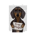 thumbnail image 2 of Art.com Dachshund Free Hugs Art Print by Fab Funky, 24" x 32", 2 of 4