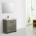 thumbnail image 3 of Eviva Lugano 30" Ash Modern Bathroom Vanity with White Integrated Acrylic Sink, 3 of 4