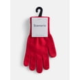 thumbnail image 4 of Scenario Women's Tech Touch Knit Gloves, Brilliant Red, 4 of 4