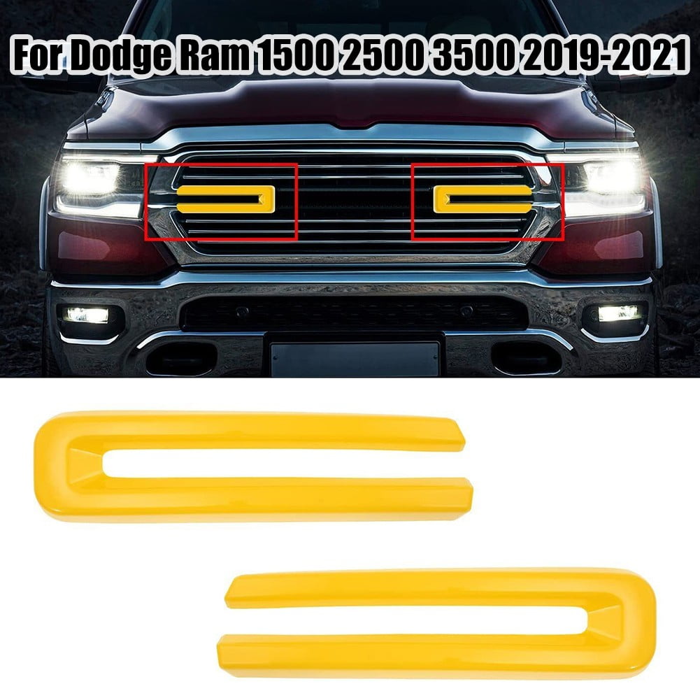 Front Grill Inserts Cover Trim Kit For Dodge Ram 1500 2500 3500 2019