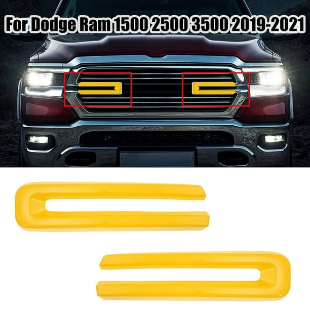 Front Grill Inserts Cover Trim Kit For Dodge Ram 1500 2500 3500 2019