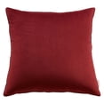 thumbnail image 2 of Modway Enhance 24" Performance Velvet Throw Pillow, Red, 2 of 3