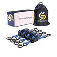 thumbnail image 1 of Correas de trinquete Strapinno, retráctiles, automáticas, 1 pulgada x 6 pies, 680 kg, 1 of 6