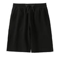 thumbnail image 3 of Conairie Jean Shorts Women Baggy Stretchy High Waisted Denim Shorts Trendy Vintage Washed Summer Trousers with Pockets Light Black XXL, 3 of 3