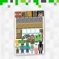 thumbnail image 4 of Paladone Bouteille d'Eau Minecraft et Autocollant, Standard, Multicolore, 4 of 7