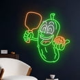 thumbnail image 2 of Handmadetneonsign Pickle Ball Led Sign, Pickleball Neon Sign, Cucumber Pickle Ball Neon Light, 2 of 5