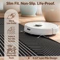 thumbnail image 6 of Design&I 8'x10' Washable Area Rug Black White Geometric Lines and Curves Design Elegant Contrast with Abstract for Dining Room, Large Office, Lounge, Snag-Free, 6 of 7