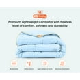 thumbnail image 3 of SGI Microfiber Comforter Set Twin Size Light Blue Solid 3 Piece, 3 of 5