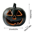 thumbnail image 2 of 10 Inch Halloween LED Pumpkin Light Up Jack O Desktop Ornament for Indoor Outdoor Party Decoration Festive Home Halloween Illuminated Decoration, 2 of 3