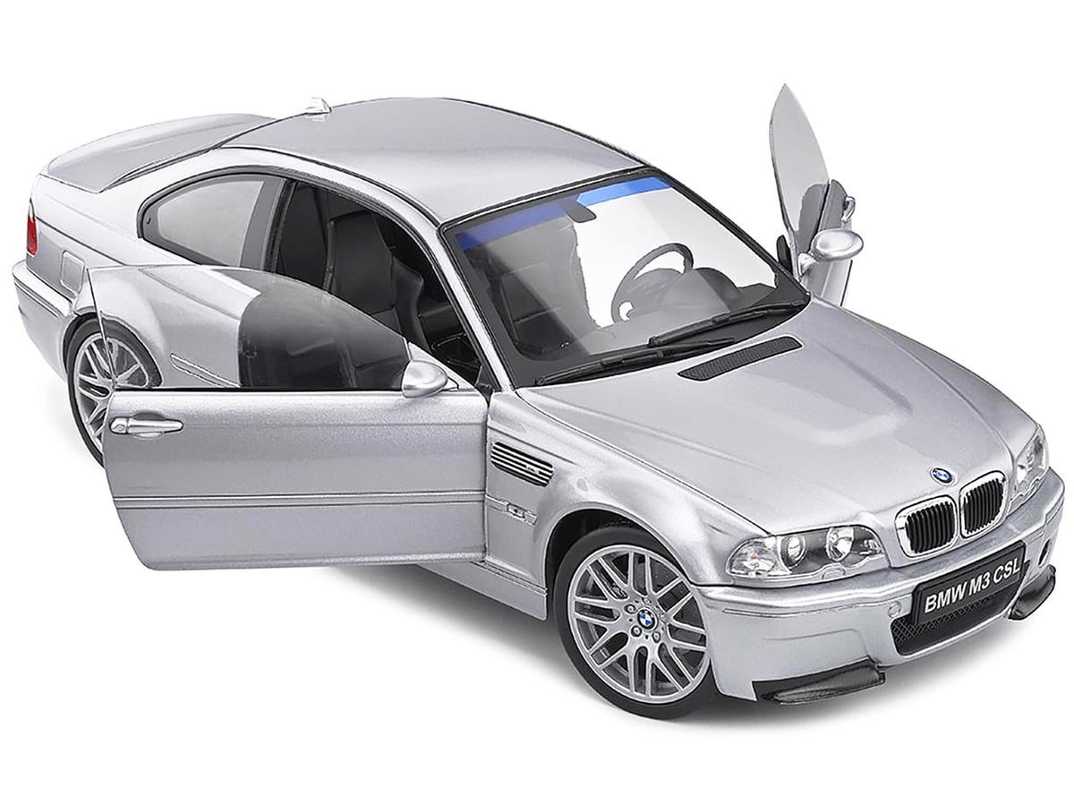 Solido 2003 BMW E46 M3 CSL Silver Metallic 1:18 S1806503 | eBay