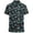 Dark Green, variant on BUWTTER Mens Shirts Button Down Printed Casual Short Sleeve with Patterns Comfortable Versatile Outfit Choice Green Shirt L