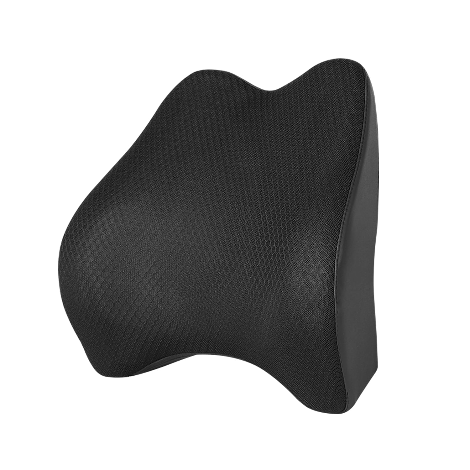 Livtribe Lumbar Support Pillow,Breathable 3D Mesh Memory Foam Back Cushion  Pillow for Office Chair/Car Seat / Computer Chair and Wheelchair (Black) 