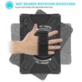 thumbnail image 2 of XYX Case for Samsung Galaxy Tab S7 11.0 inch SM-T870/SM-T875/SM-T876 with 360 Degree Rotating, Hand Strap, Shoulder Strap, Black, 2 of 7
