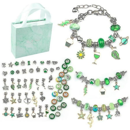 Charm Bracelet Making Kit Diy Craft Jewelry Gift Set For Kids Girls Teens