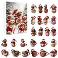 thumbnail image 2 of Christmas Countdown Calendar 2025 Acrylic Advent Calendar with Panda Design for Home Decoration and Family or Friend Gift Box, 2 of 5