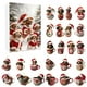 thumbnail image 1 of Calendario de escritorio con bolas decorativas, calendario de cuenta regresiva para Navidad, bonita decoración acrílica, caja de regalo para familiares y amigos, calendario, suministros para profesore, 1 of 5