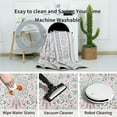 thumbnail image 5 of Wondo 8x10 Ft Pink Floral Area Rug - Machine Washable Low Pile Non-Slip Carpet, Boho Vintage Farmhouse Decor for Living Room, Bedroom, Nursery & Office, 5 of 9