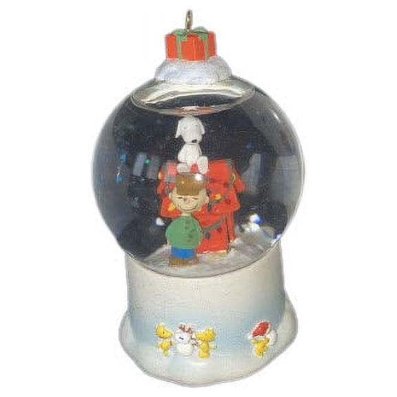 2006 Merry Christmas, Charlie Brown Globe (Peanuts) Hallmark Keepsake Christmas Tree Ornament - QHC4083