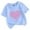 Sky Blue, variant on oqasdz Kids Child Teen Girls T Shirts Loe Heart Print Short Sleeve T Shirt Oversized Loose Active Tops, Size 11-12 Years