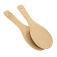 thumbnail image 1 of SHISUYAN 2pcs Bamboo Rice Scoop Soup Ladle Restaurant Kitchen Rice Cooker Scoop Dining Utensil, 1 of 9