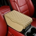 thumbnail image 2 of 1pc Armrest Box Heightening Pad, Car Central Armrest Box Protection Pad, Car Center Control Premium Universal Elbow Support With Storage Bag, 2 of 10