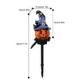 thumbnail image 3 of Halloween Wizard Pumpkins Lamp Decorations, 7 Inch Battery Operated Decorative Twinkle Lights,for Indoor, Outdoor, Porch, Yard, Holiday Decor (A), 3 of 3