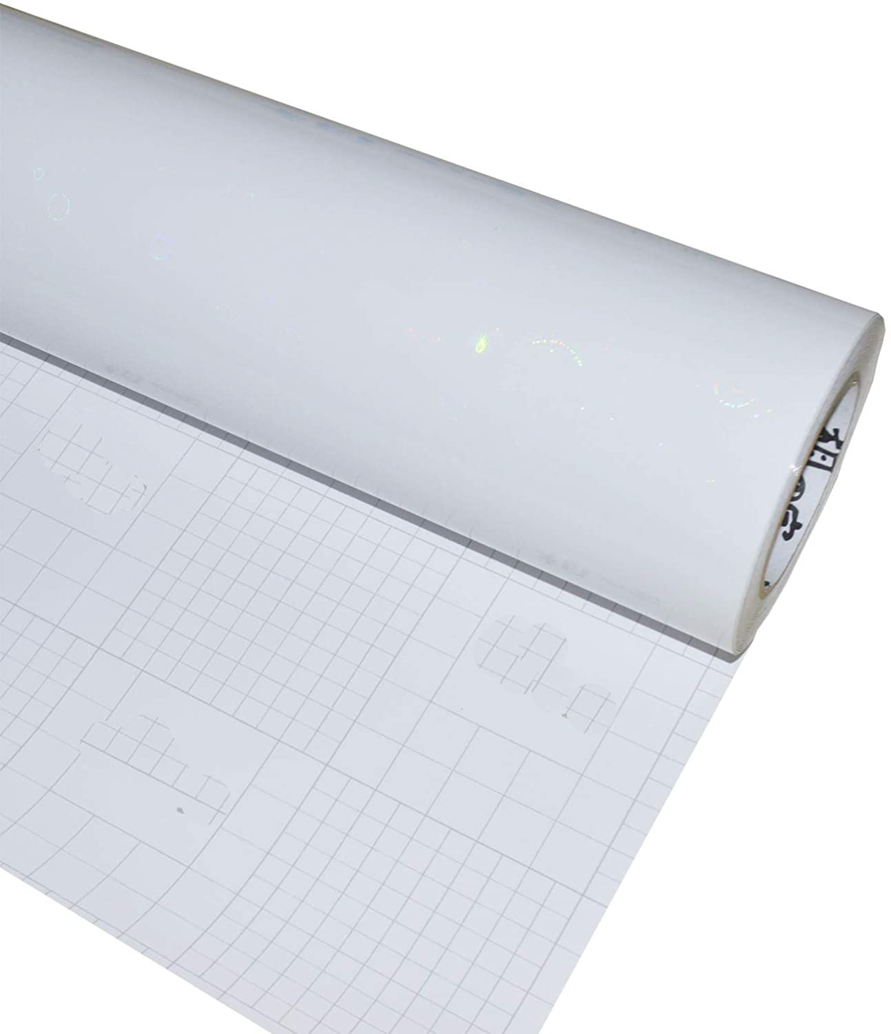 TECHTONGDA 0.69x31 Yard Leather Grain Laminating Film Glossy Vinyl Roll Lamination Film for Office Supplies