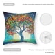 thumbnail image 5 of Life Tree Fundas de almohada de terciopelo con tema, regalos de funda de almohada, decoración para el hogar, cojín de lanzar, regalo de cumpleaños para fans y parejas. 40cm x 40cm., 5 of 6
