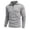 Gray, variant on Abomasnow Men's Quarter Zip Pullover Tops Lightweight Long Sleeve Stand Collar Sweaters S-3XL