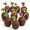 Coconut Cups Kit, variant on 12 Pineapple Cups Kit with Umbrella Straws and Cocktail Picks for Hawaiian Luau Parties
