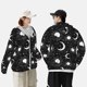 thumbnail image 4 of Balery Crescent and Stars Sudadera ligera de manga larga con capucha y protección solar UPF 50+ para hombre y mujer, ideal para pesca y running-Large, 4 of 7