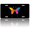 Colorful Butterfly, variant on 1 Pcs 2D Flat License Plate Covers & Frames, Black Cats Eyes For Decorative Front, Waterproof For Decoration Aluminum License Plate Covers & Frames Cover For Men Women, 12" X 6"